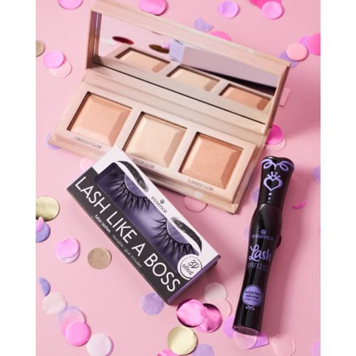Essence Lash Princess Sculpted volume mascara, mascara, zwarte mascara, oogmake-up, 3 stuks (3 x 12 ml) – Essence Cosmetics