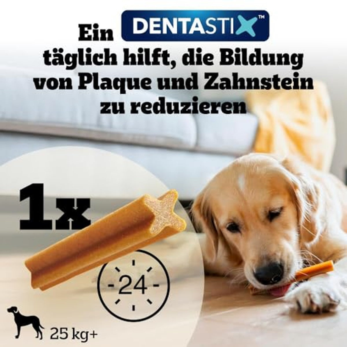 Pedigree Dentastix grote hond 25 kg+ kip en rundvlees 4 x 1,08 kg - 3-pack