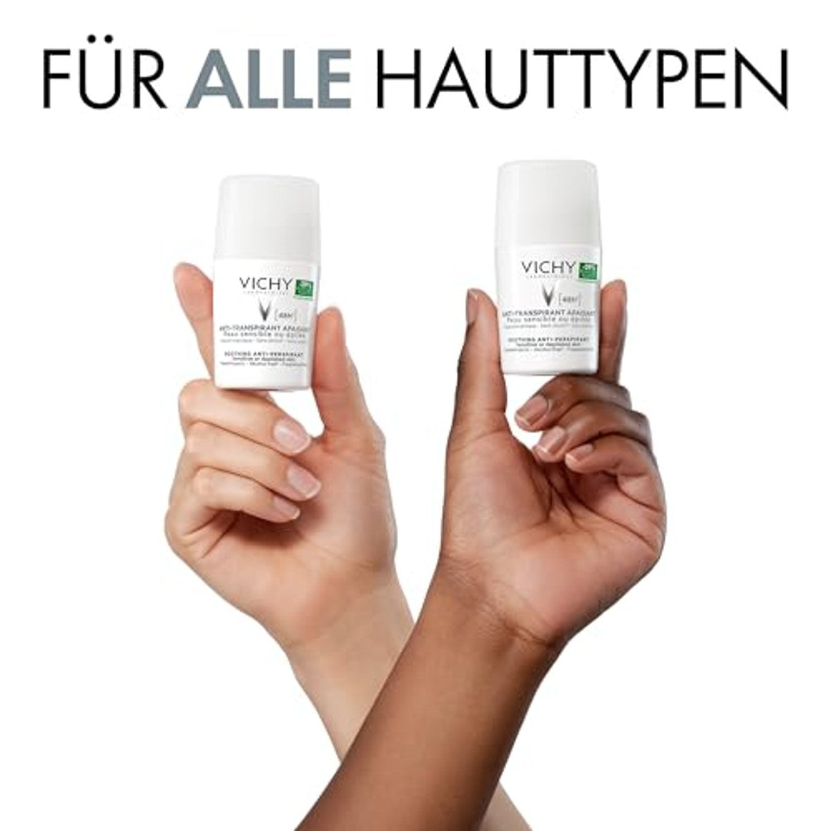 Vichy Anti-transpirant 48 uur Roll-on voor Gevoelige Huid 50 ml - 6-pack