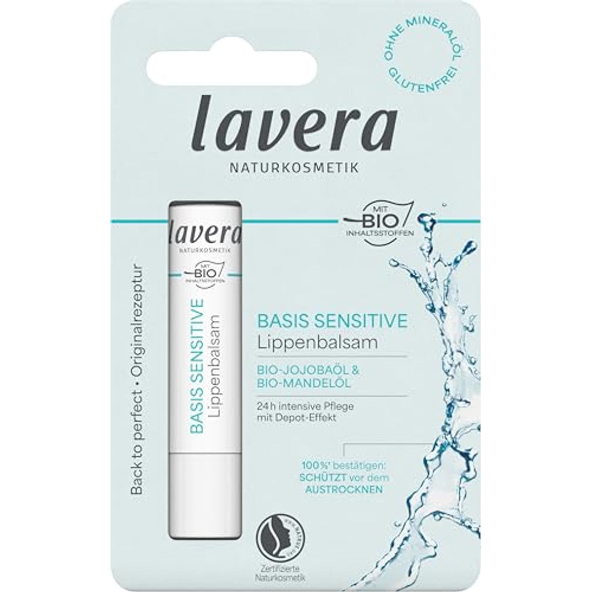 lavera basis gevoelige lippenbalsem 1 stuk (10 g) – lavera