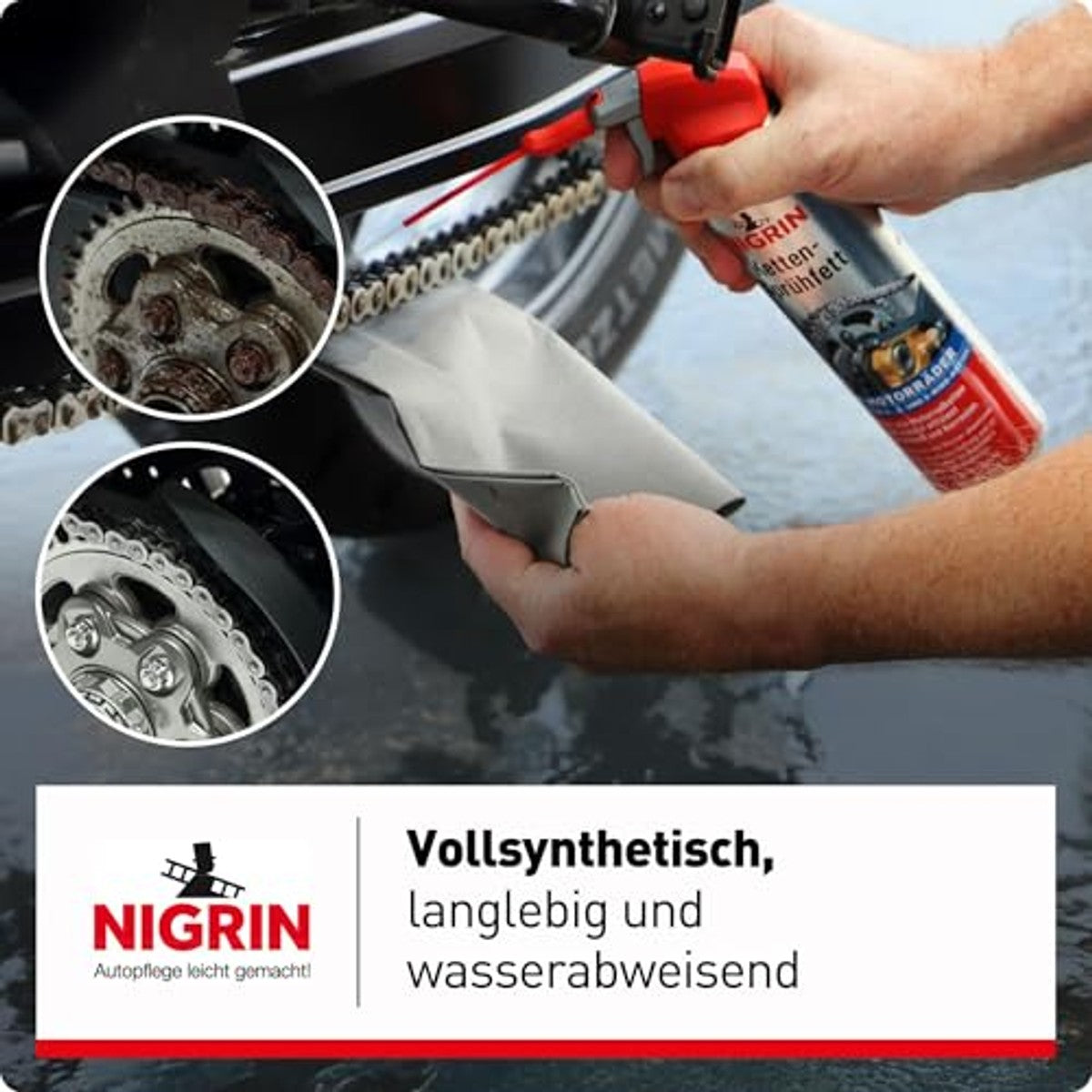 NIGRIN Keramiek kettingsproeivet 6 x 400 ml - Voordeelverpakking