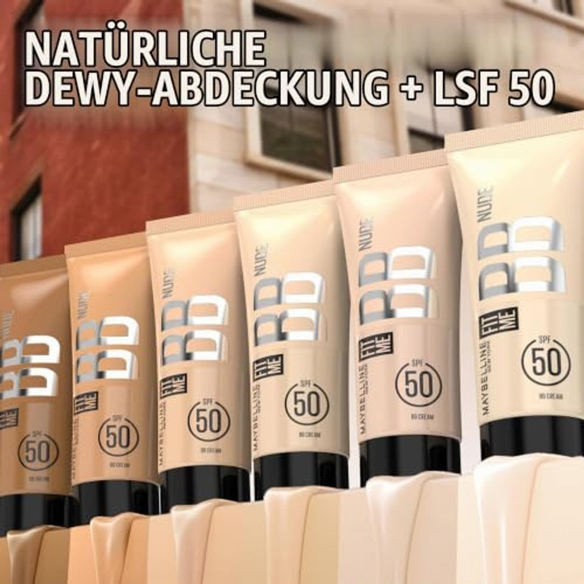 MAYBELLINE New York Fit me Nude BB Cream 20 - 6 stuks