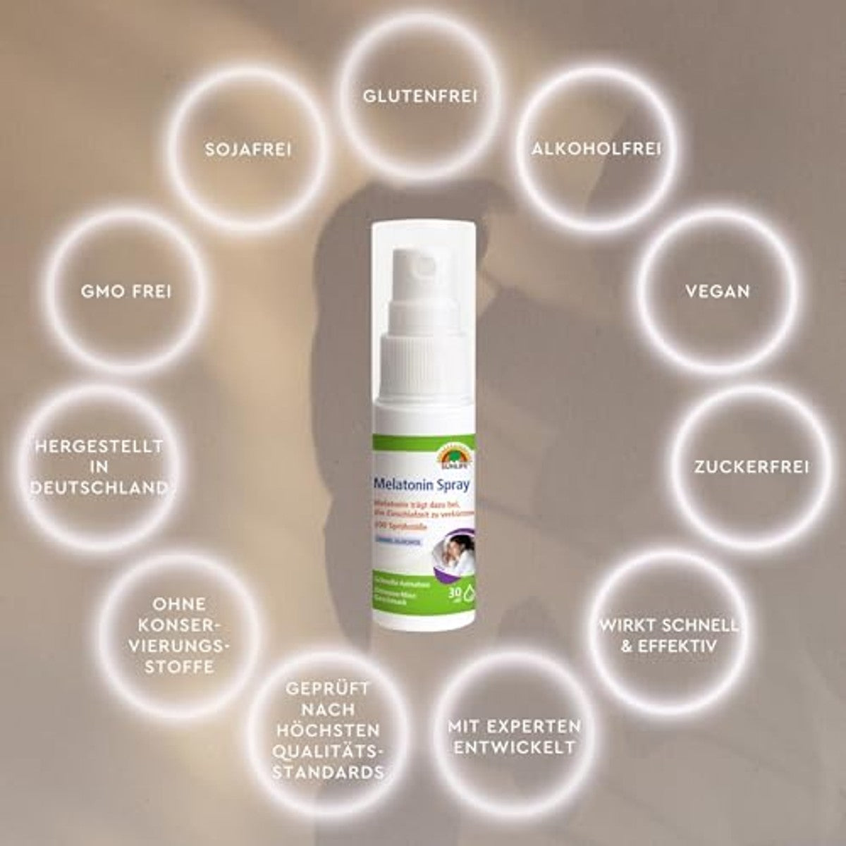 Sunlife Melatoninespray Hoge Dosis Veganistisch 200 Spuiten - 3-pack