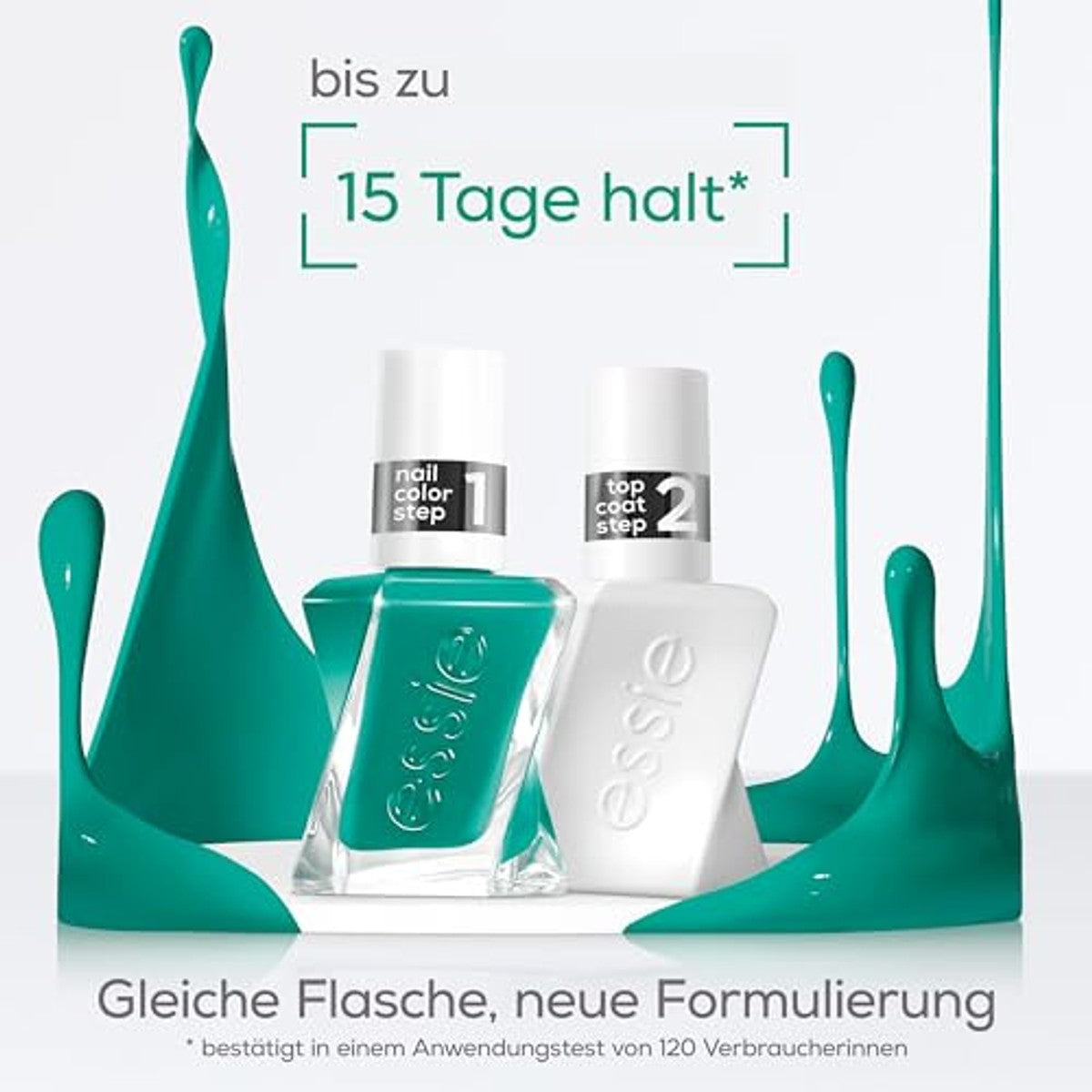Gel by essie Dusk Dream, set met roze gellak prinses charming en gel couture top coat voor maximaal 15 dagen grip – essie