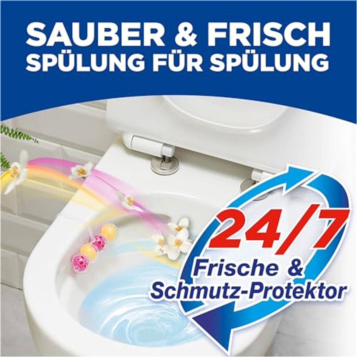 WC-Frisch Kraft Aktiv Geurspoeler Vruchtenmagie 150 g – WC-Frisch