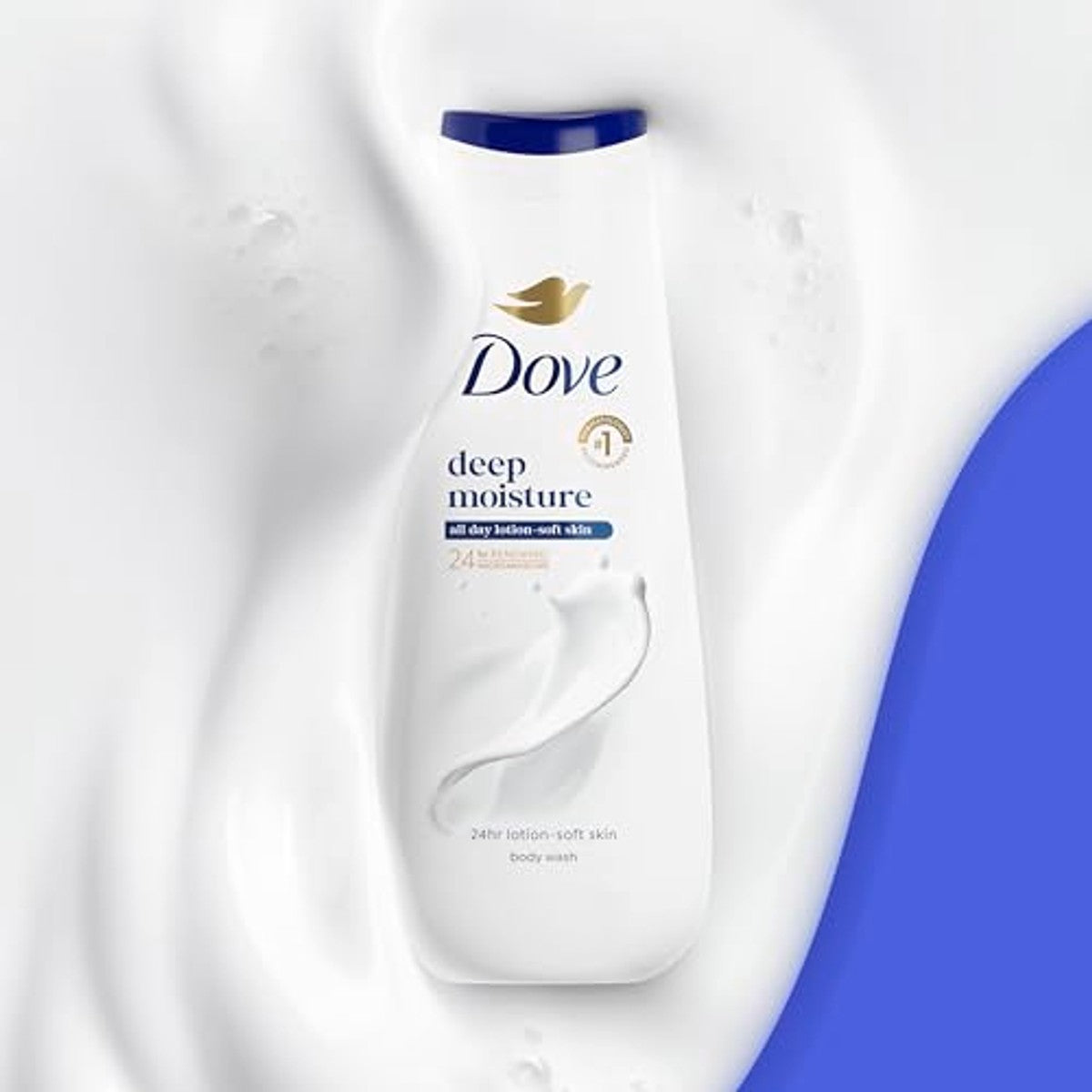 Dove Deep Moisture Nourishing Body Wash 12 OZ - 3-pack