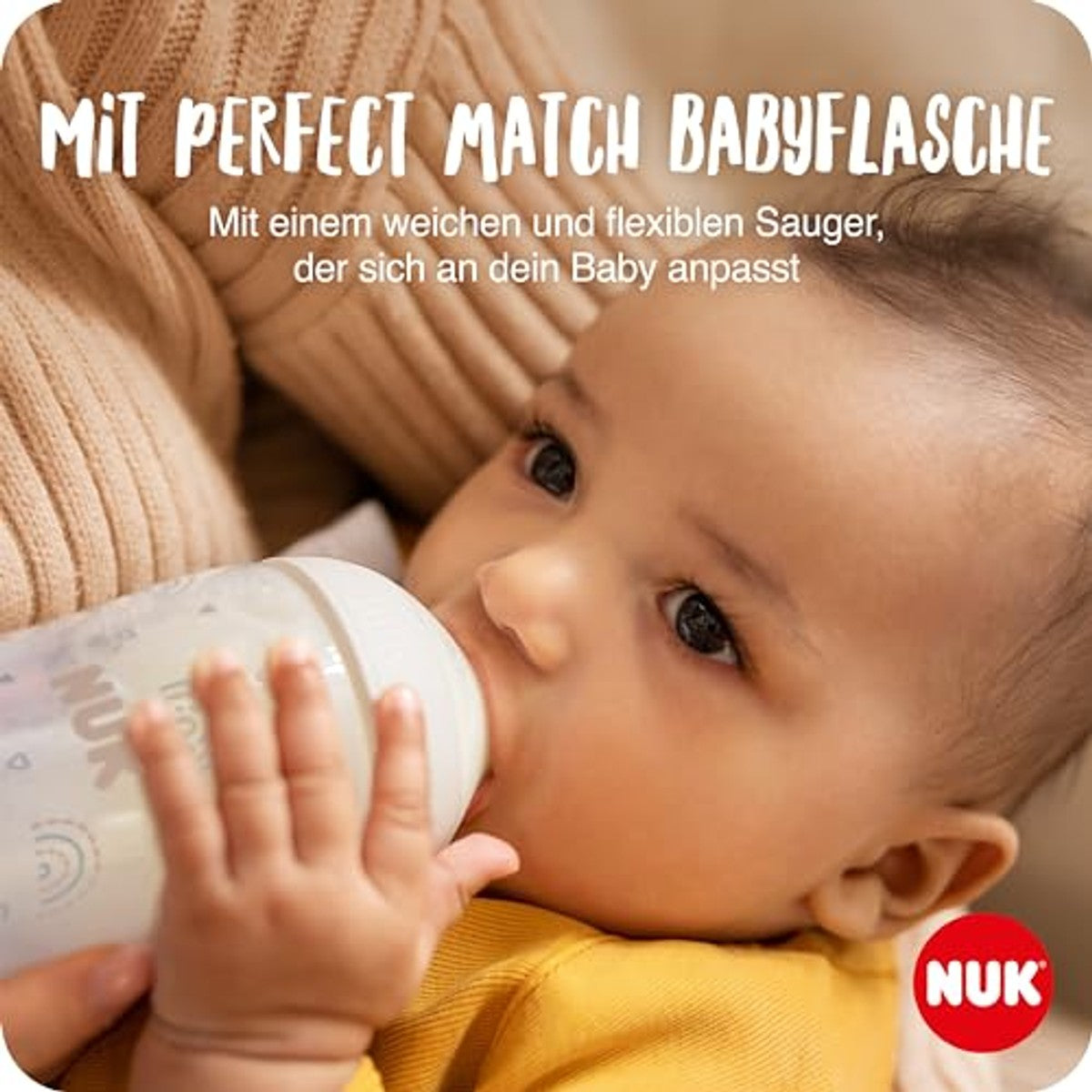 NUK Handmelkpomp met Perfect Match babyfles 3 x 150 ml - Voordeelverpakking