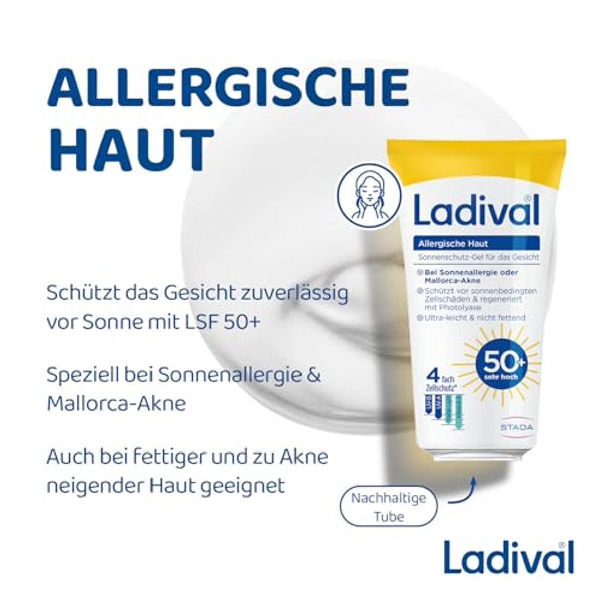 Ladival Allergische huid zonnebeschermingsgel SPF 50+ 50ml – Ladival