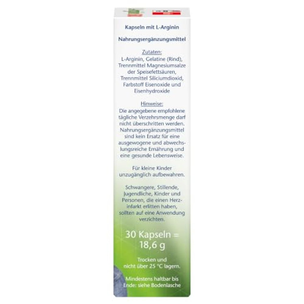 Doppelherz L-Arginine 1500 Voedingssupplement 30 Capsules - 3-pack