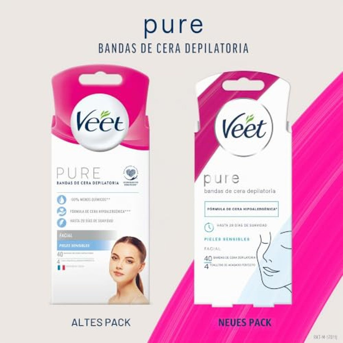 Veet Easy-Gel Waxbanden Normale Huid 20 stuks – Veet