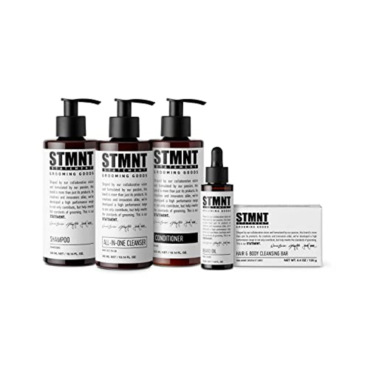 STMNT Shampoo met Actieve Kool en Menthol - 3-pack