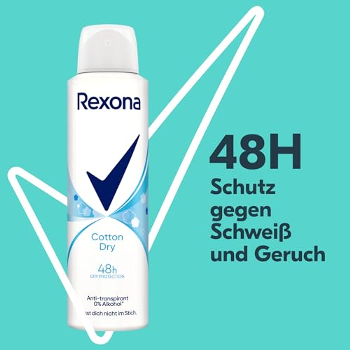 Rexona Women Cotton Dry Anti Transpirant Spray 6 x 150 ml – Rexona