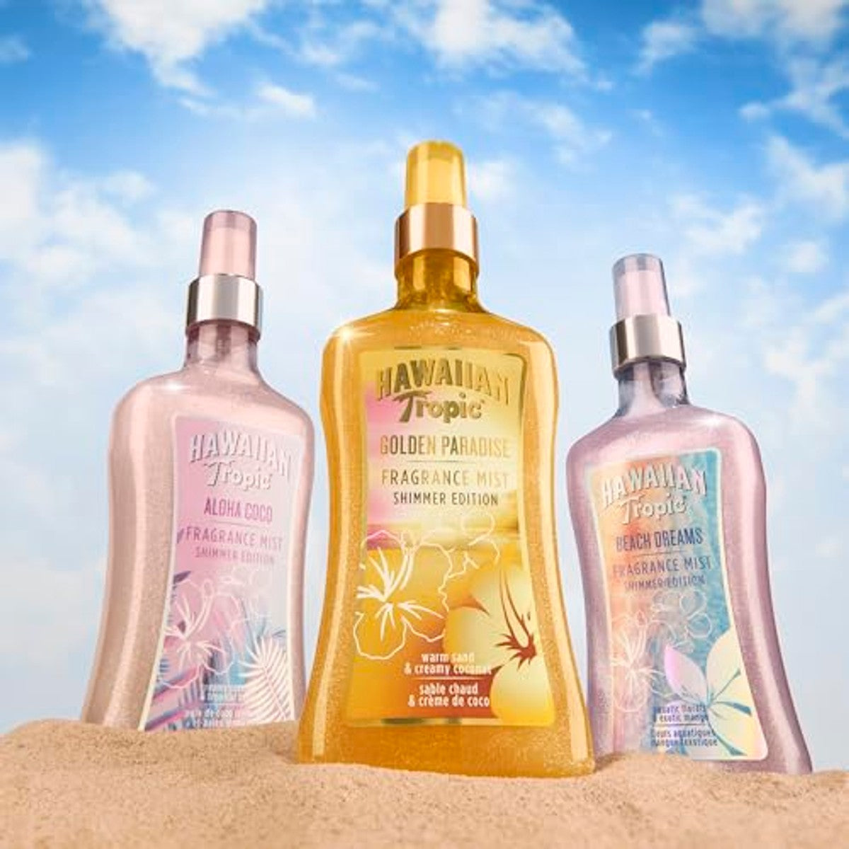 Hawaiian Tropic Beach Dreams Geurspray 3 x 250 ml - Voordeelverpakking