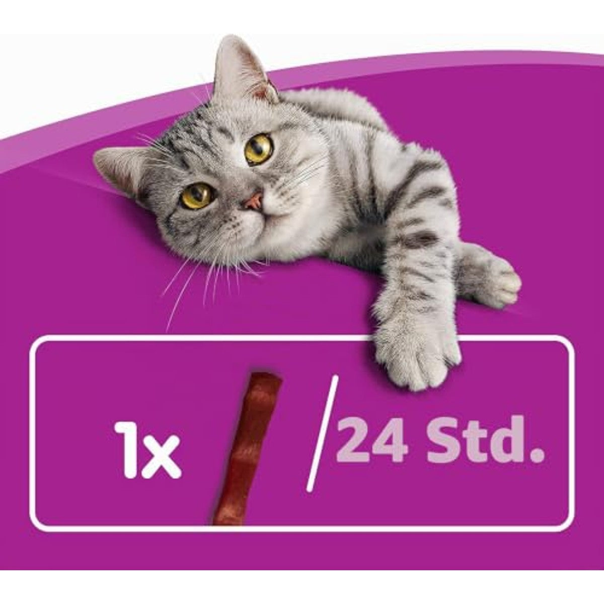 Whiskas Sticks kattensnack zalm 14 x 6 stuks - 3-pack