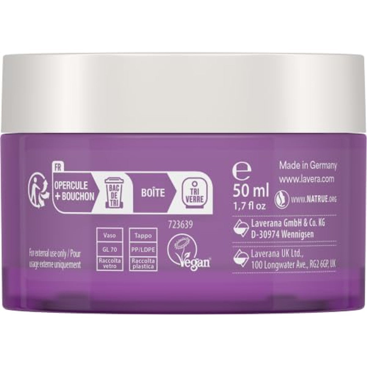 lavera Straffend Nachtcreme 3 x 50 ml - Voordeelverpakking
