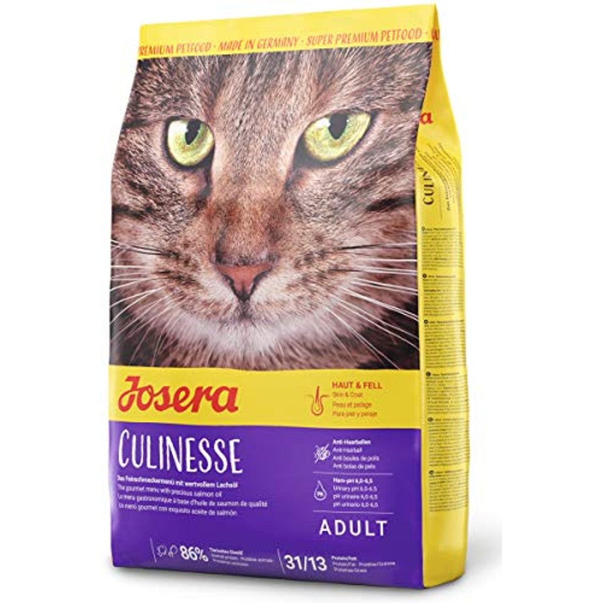 JOSERA SensiCat (1 x 2 kg) | Kattenvoer met extra verdraagbare formule en culinesse (1 x 2 kg) | Super Premium kattenvoer voor volwassen indoor en outdoor katten | 1 stuk – Josera