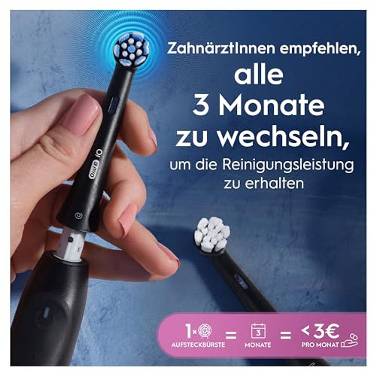 Oral-B iO Zachte Reiniging opzetborstels zwart 4 stuks – Oral-B