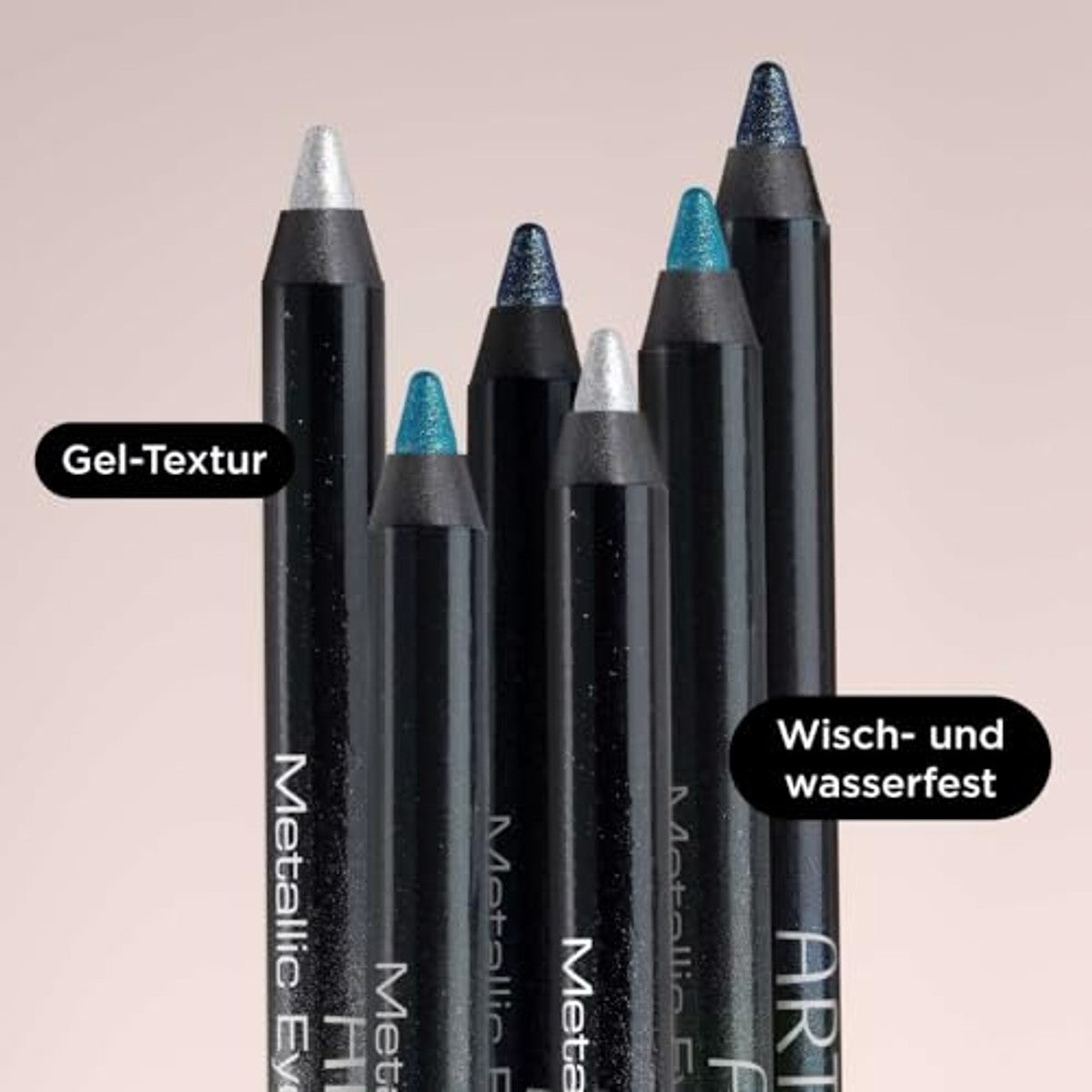 Artdeco Metallic eyeliner langdurig metallic afwerking 1 x 1,2 g - 3-pack