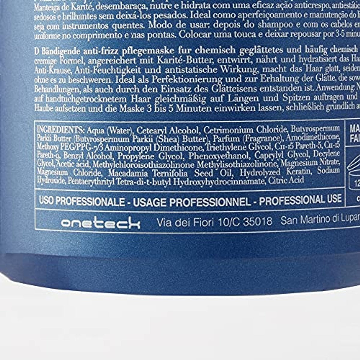 Fanola Keraterm Hair Ritual Anti-kroes Masker 1000 ml - 6-pack