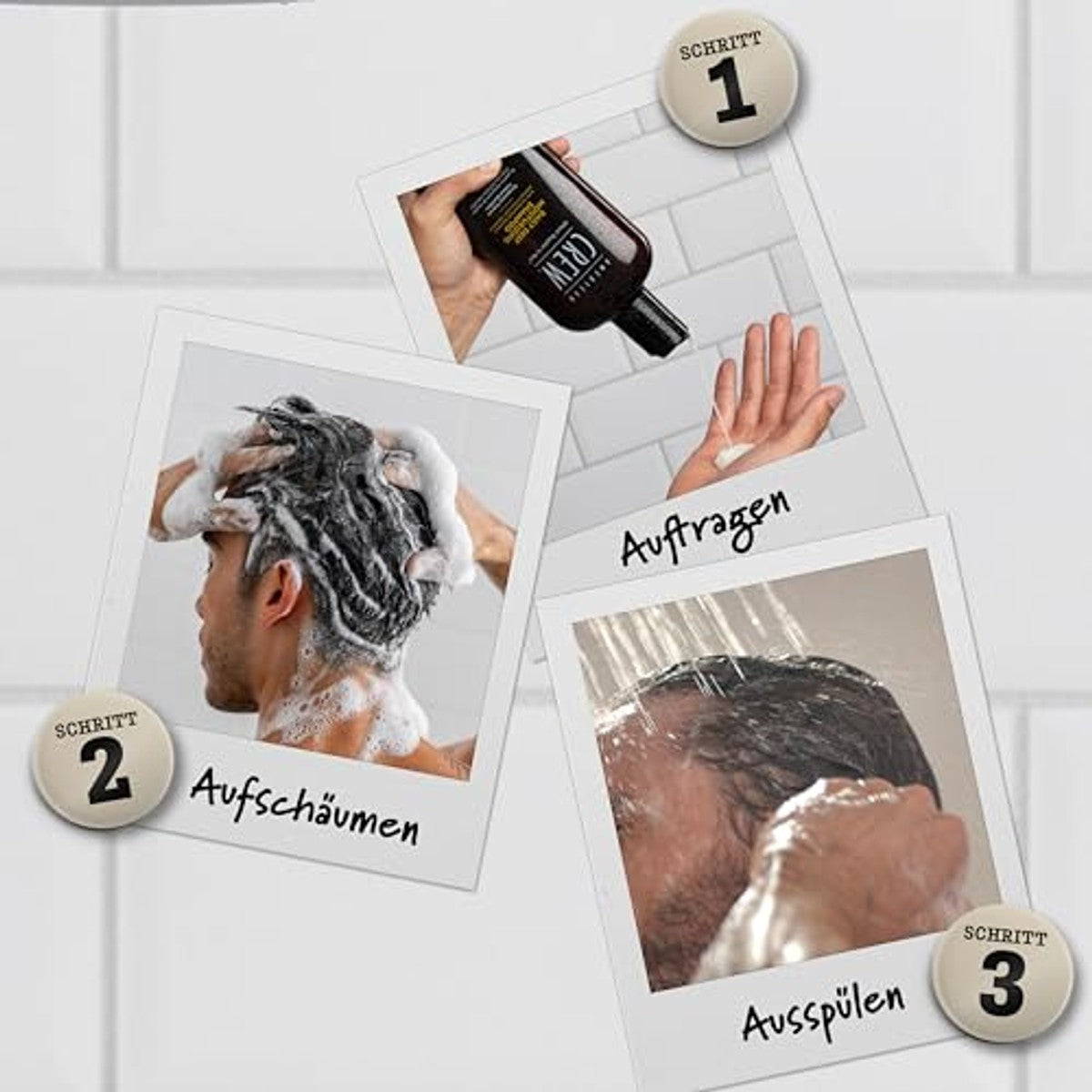American Crew Daily Deep Moisture Shampoo voor Mannen 1000 ml - 6-pack
