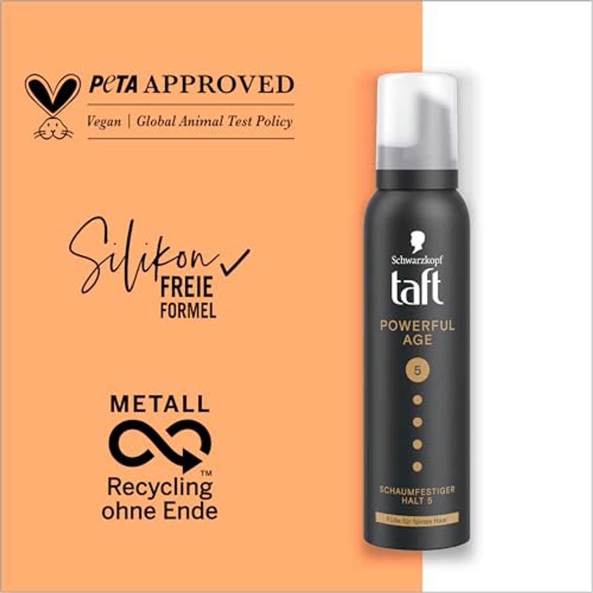 Schwarzkopf TAFT Powerful Age Schuimvaste 6 x 150 ml - Voordeelverpakking