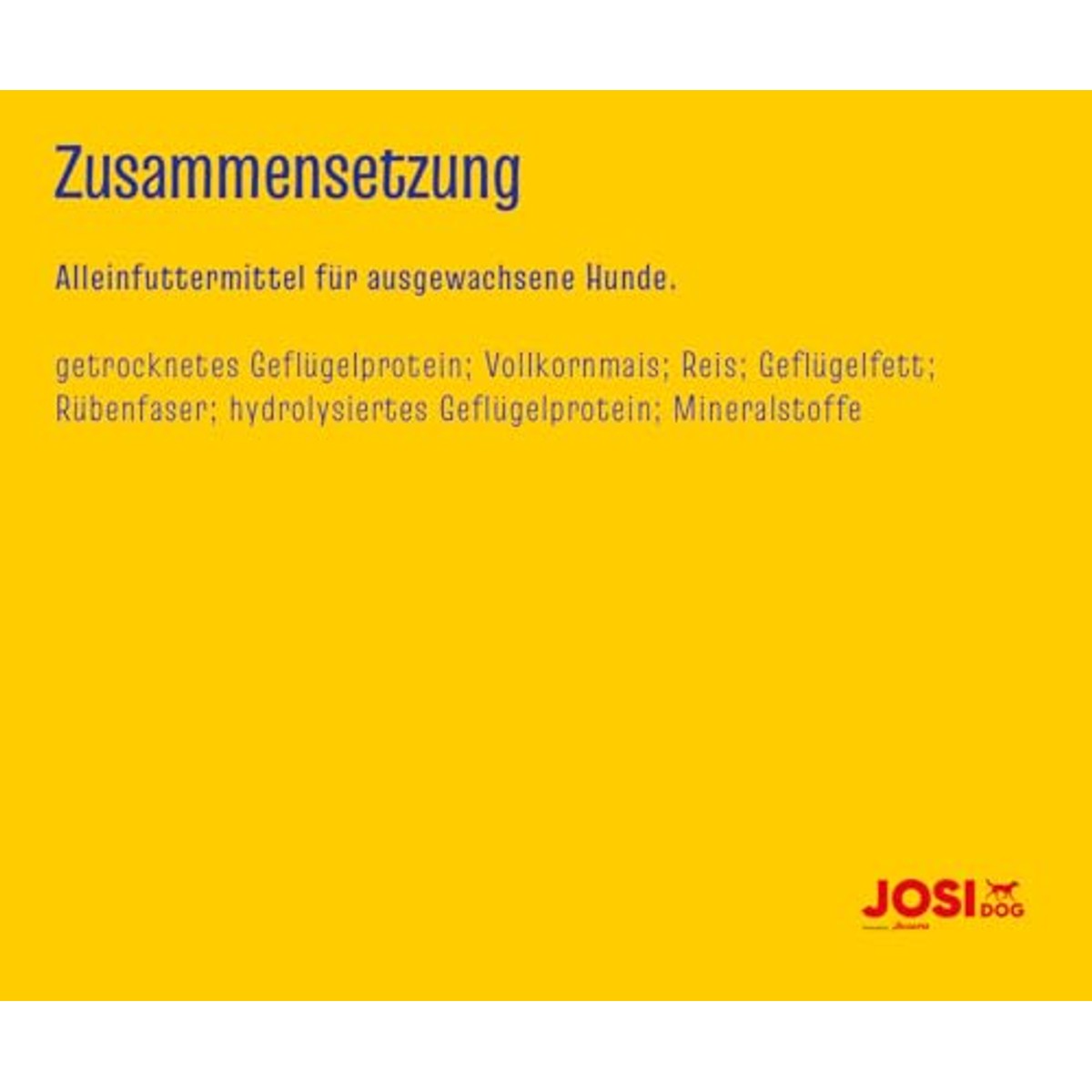 JosiDog Actief droogvoer hond gevogelte 3 x 2,7 kg - 3-pack