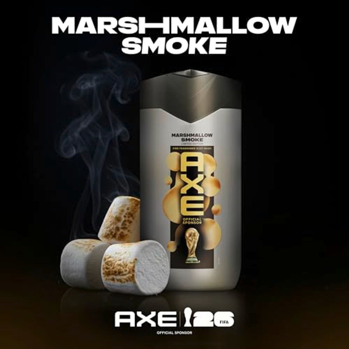 Axe Fine Fragrance Douchegel Marshmallow Smoke 3 x 225 ml - Voordeelverpakking