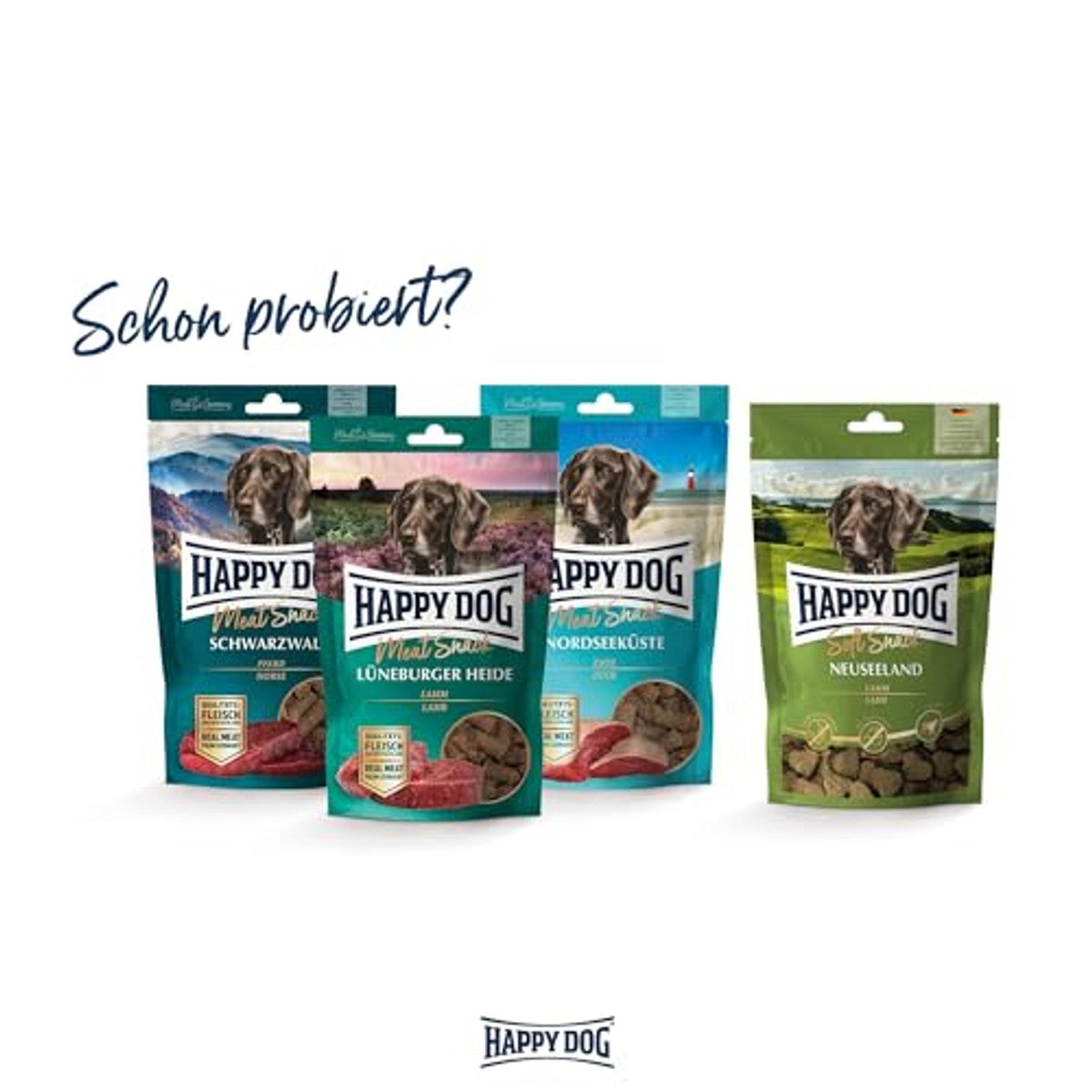 Happy Dog Meat Snack Allgäu hondensnack rundvlees 75g - 6-pack