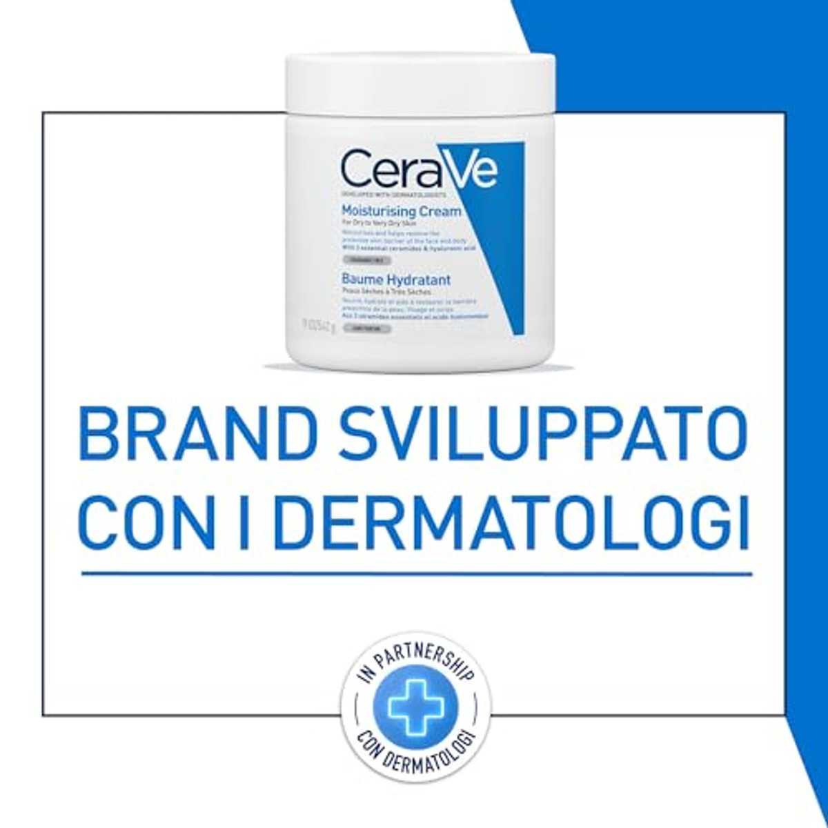 CeraVe Vochtinbrengende Crème 542 g + Navulling Vochtinbrengende Crème 454 g - 3-pack