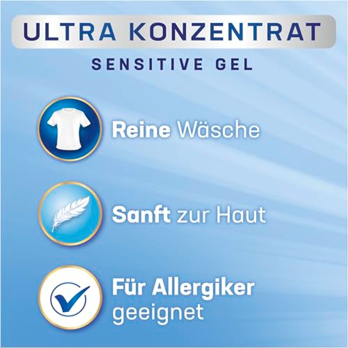Persil Vloeibaar wasmiddel Sensitive 124 wasladingen - 3-pack