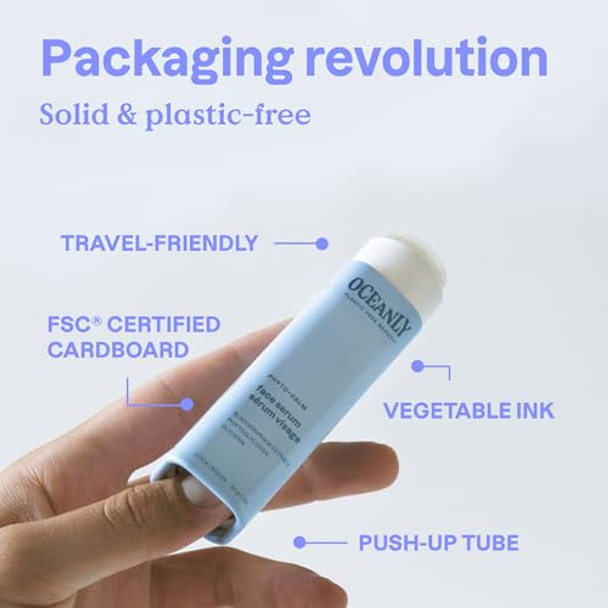 ATTITUDE Oceanly Face Cleanser Stick, EEG-getest, plasticvrij, plantaardige en minerale ingrediënten, veganistische schoonheidsproducten, PHYTO CLEANSE, ongeparfumeerd, 30 gram – ATTITUDE
