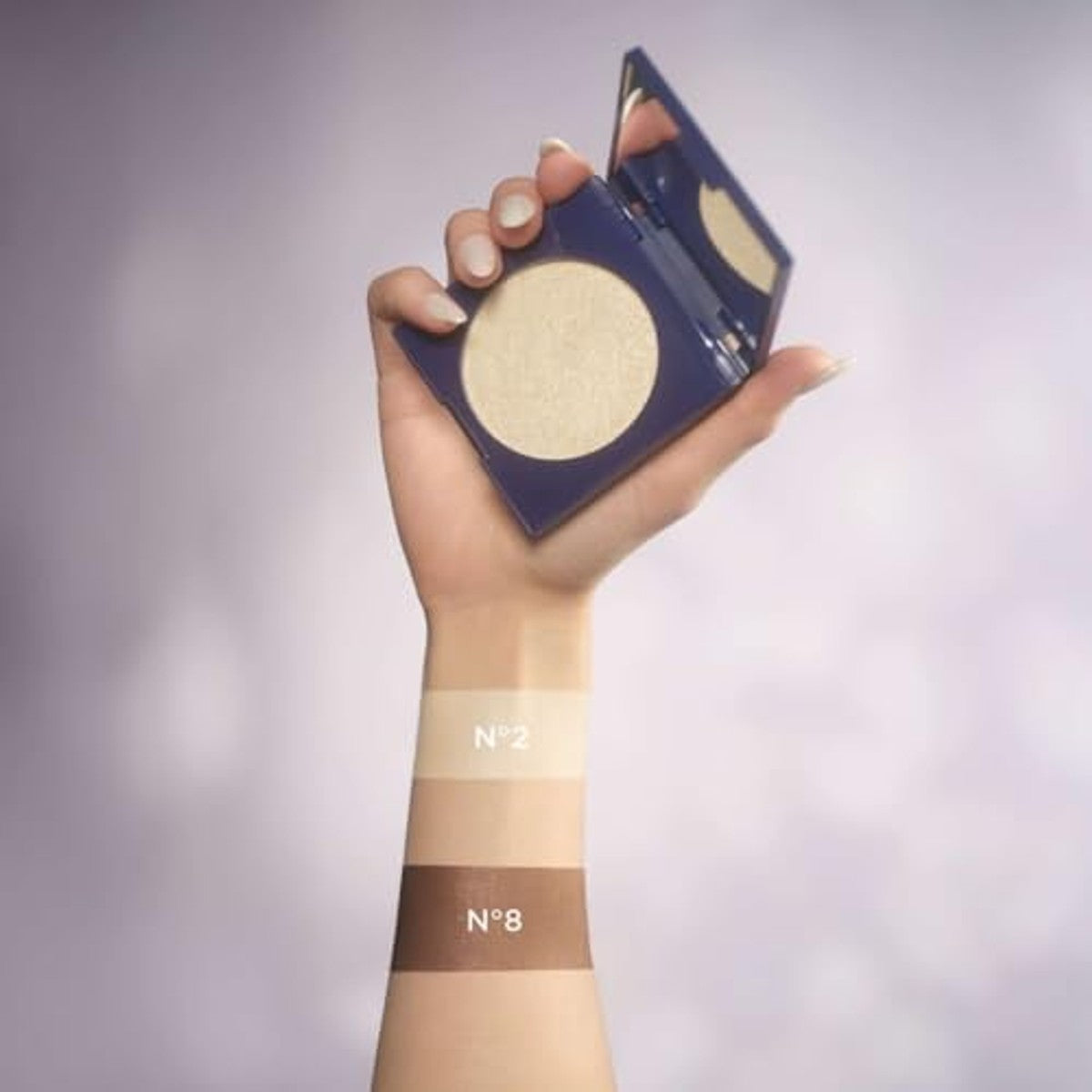 ARTDECO Diamond Beauty Poeder | All-Over Highlighter poeder in navulbaar blik, Limited Ocean Wave design met diamantglans en frisse glow, 7 g – Artdeco
