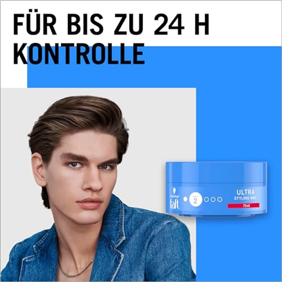 Schwarzkopf TAFT Ultra Styling Wax 3 x 75 ml - Voordeelverpakking