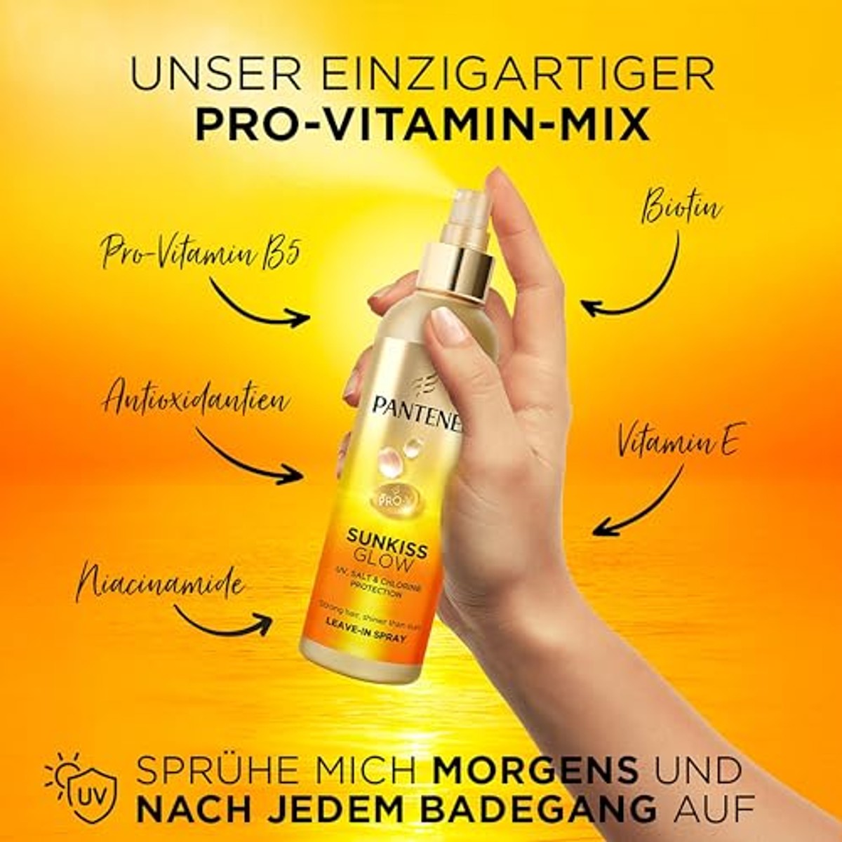 Pantene Pro-V Sunkiss Glow haarspray 6 x 200 ml - Voordeelverpakking