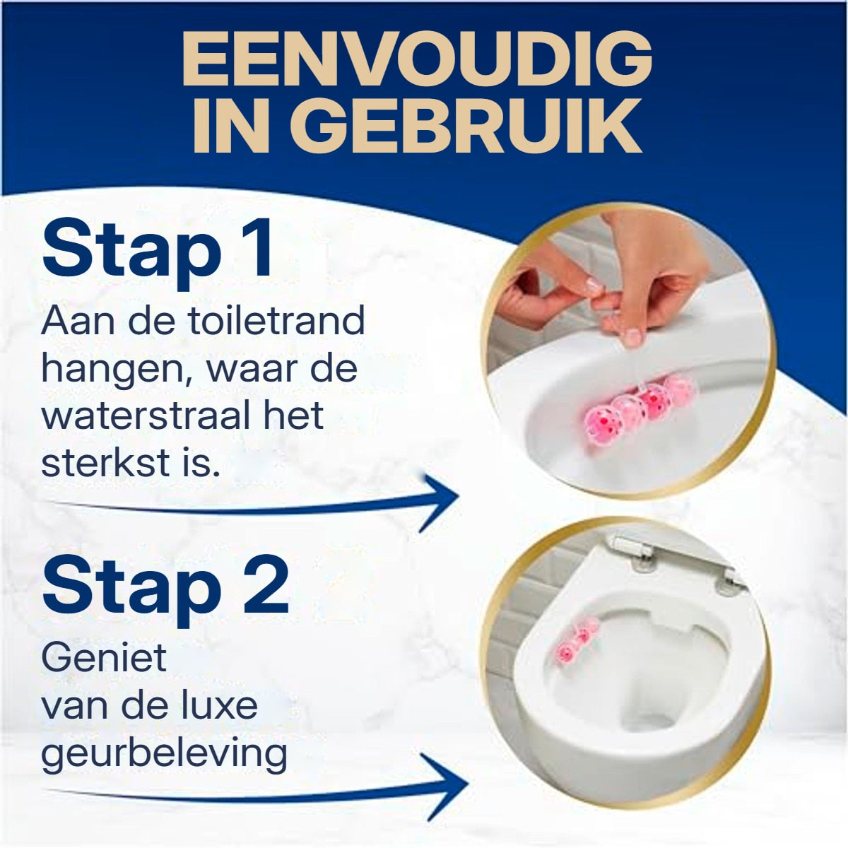 WC-Frisch DeLuxe Delicate Magnolia toiletblok 1 stuk (50 g) – foto 6