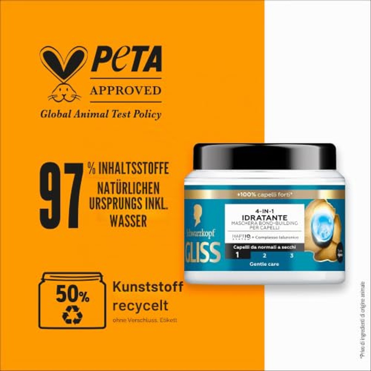 Gliss 4-in-1 Aqua-Revive bond-build-masker 400 ml – Gliss