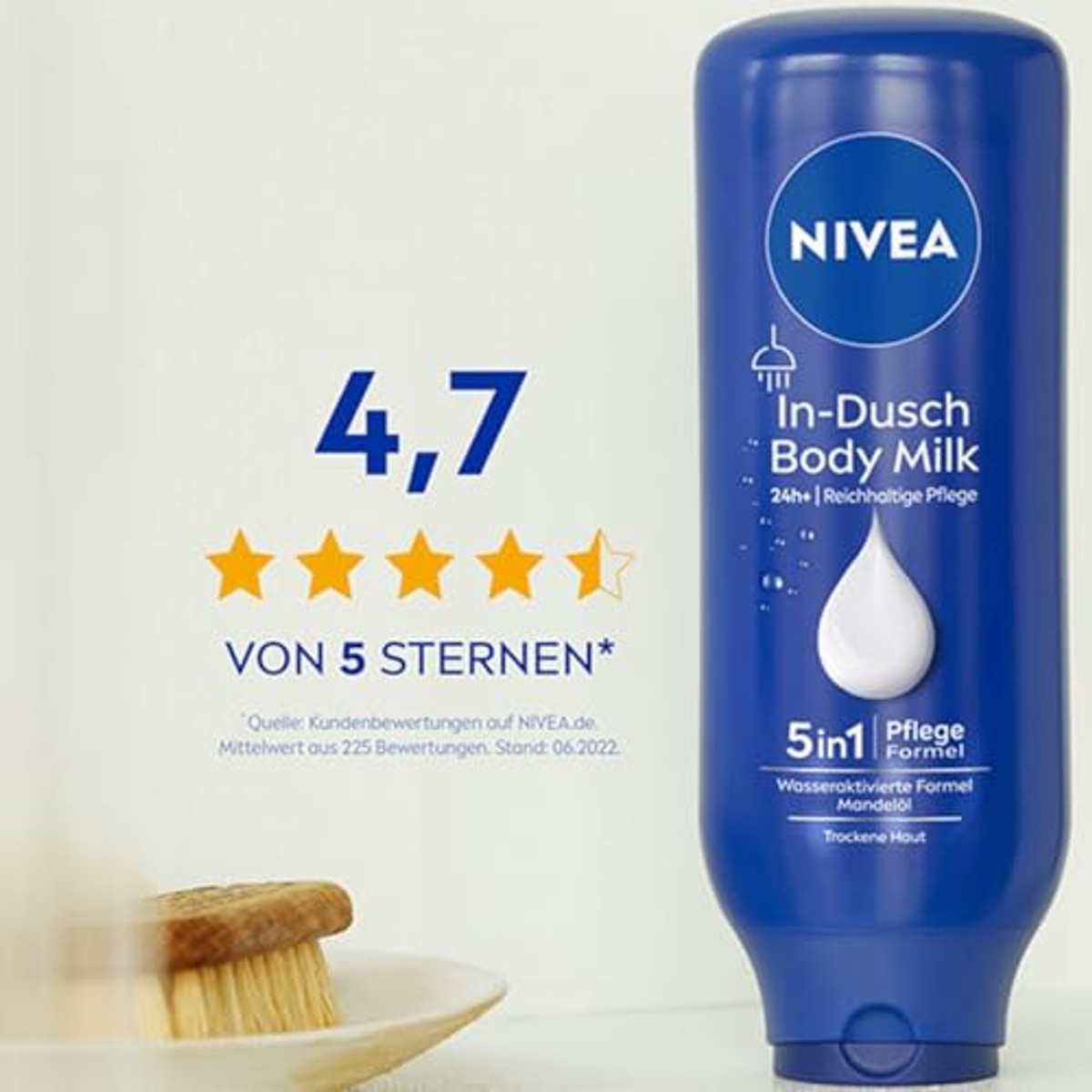 NIVEA In-Douche Body Milk 6 x 400 ml - Voordeelverpakking