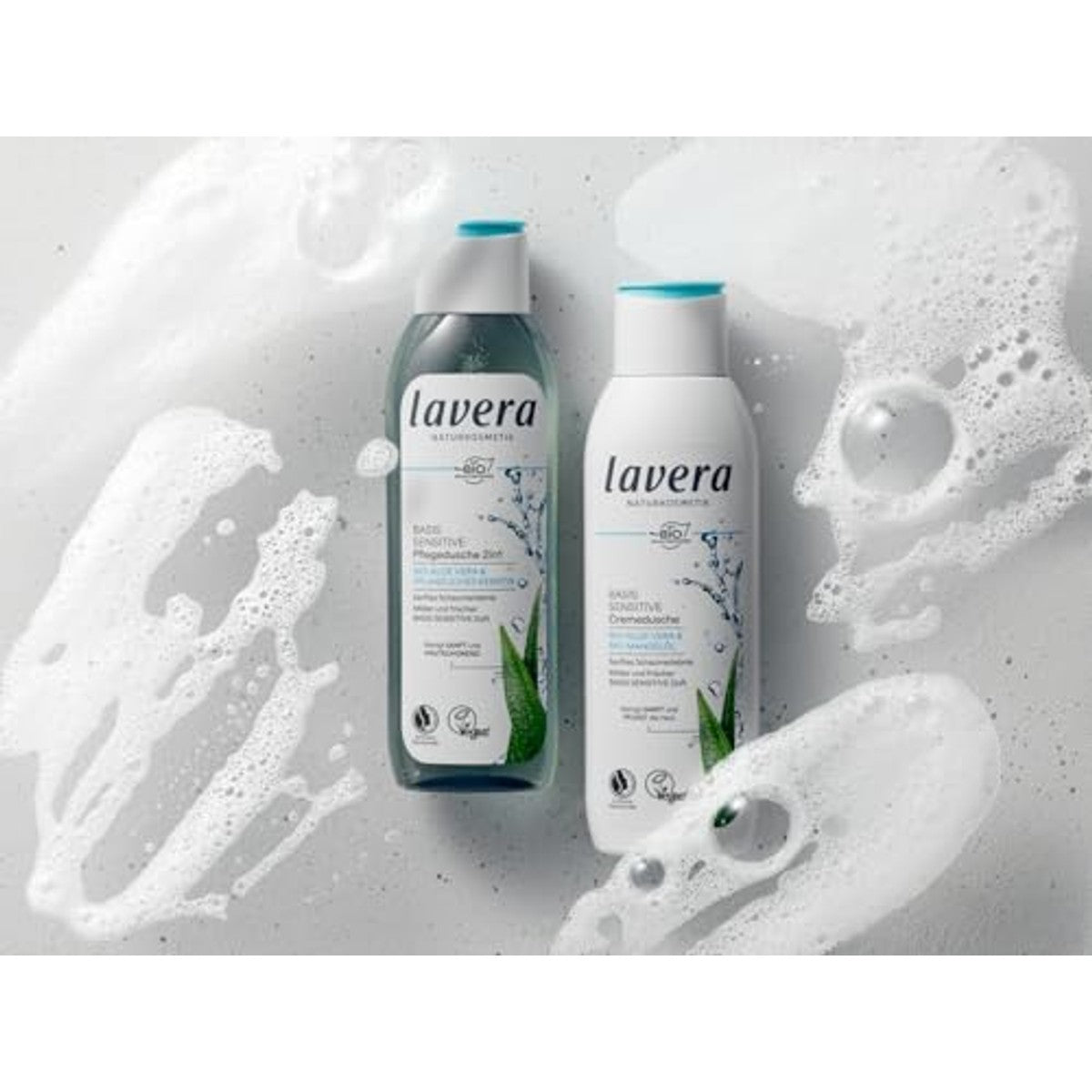 lavera Basis Sensitive 2-in-1 verzorgende douchegel 3 x 250 ml - Voordeelverpakking – foto 6