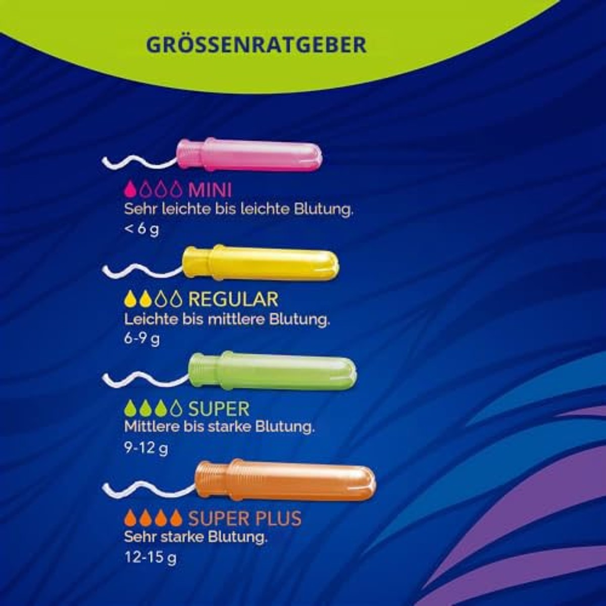 Tampax Compak Super X24 Kegels met applicator - 6-pack