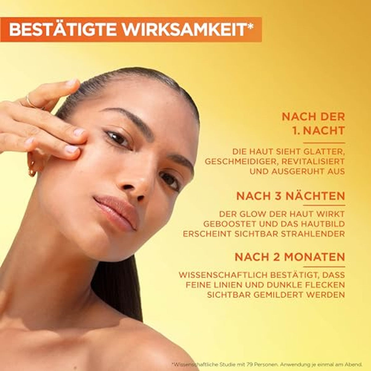 Garnier SkinActive Vitamine C Glow Booster Nachtserum - 3-pack