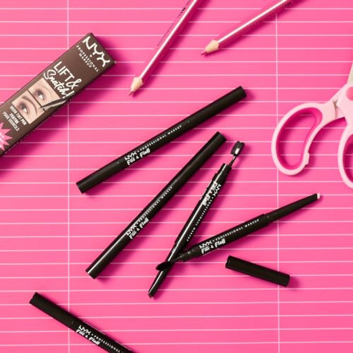 NYX PROFESSIONAL MAKEUP Lift n Snatch Brow Tint Pen Ash Brown 1x - 3 stuks