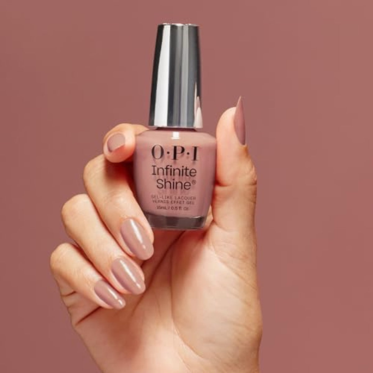 OPI Infinite Shine Set Base Coat + Barefoot in Barcelona + Top Coat 3 x 15 ml
