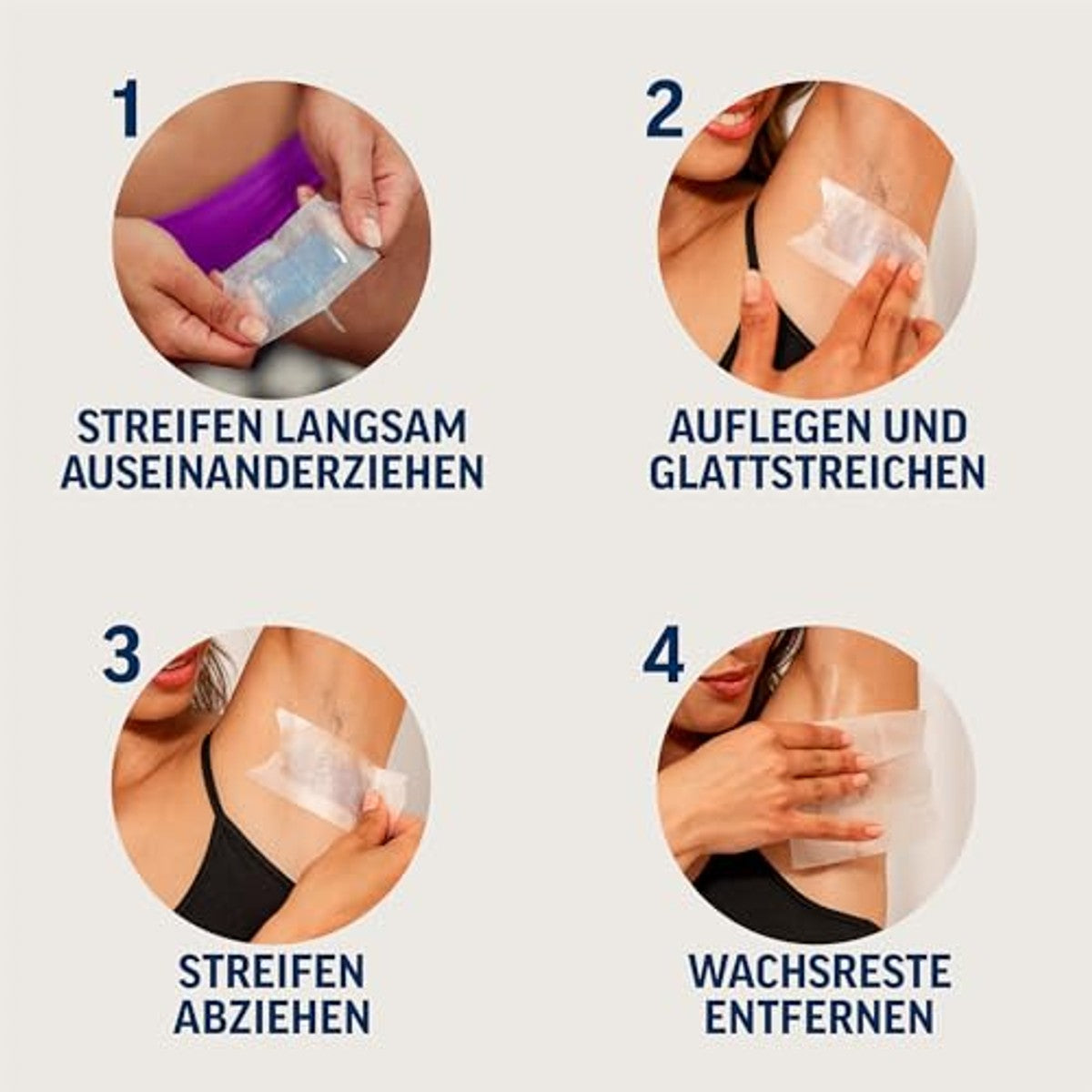 Veet Pure koudwasstrips set 20 + 16 strips - 6-pack
