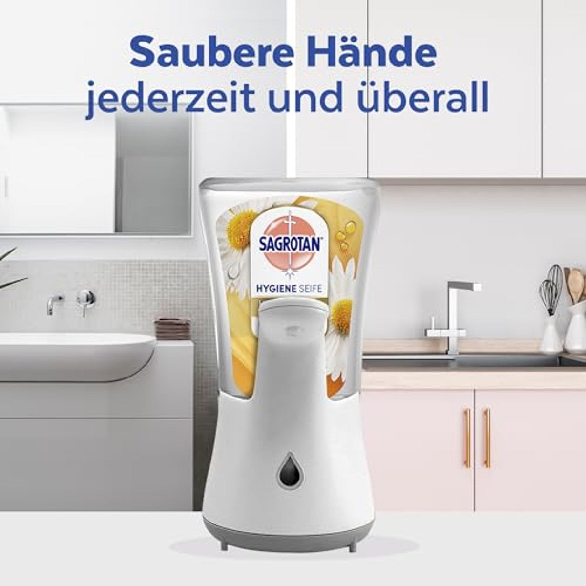 Sagrotan No-Touch navulzeep lotusbloesem en kamille 5 x 250 ml - 3-pack