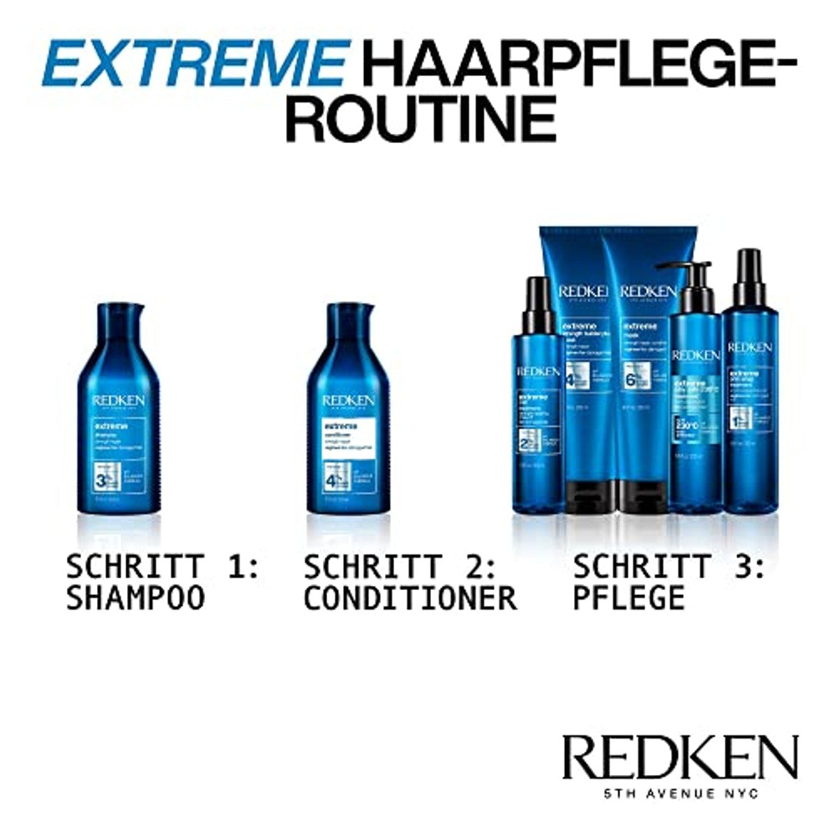 Redken Extreme Strength Builder Plus Haarmasker met Ceramiden 250 ml - 6-pack