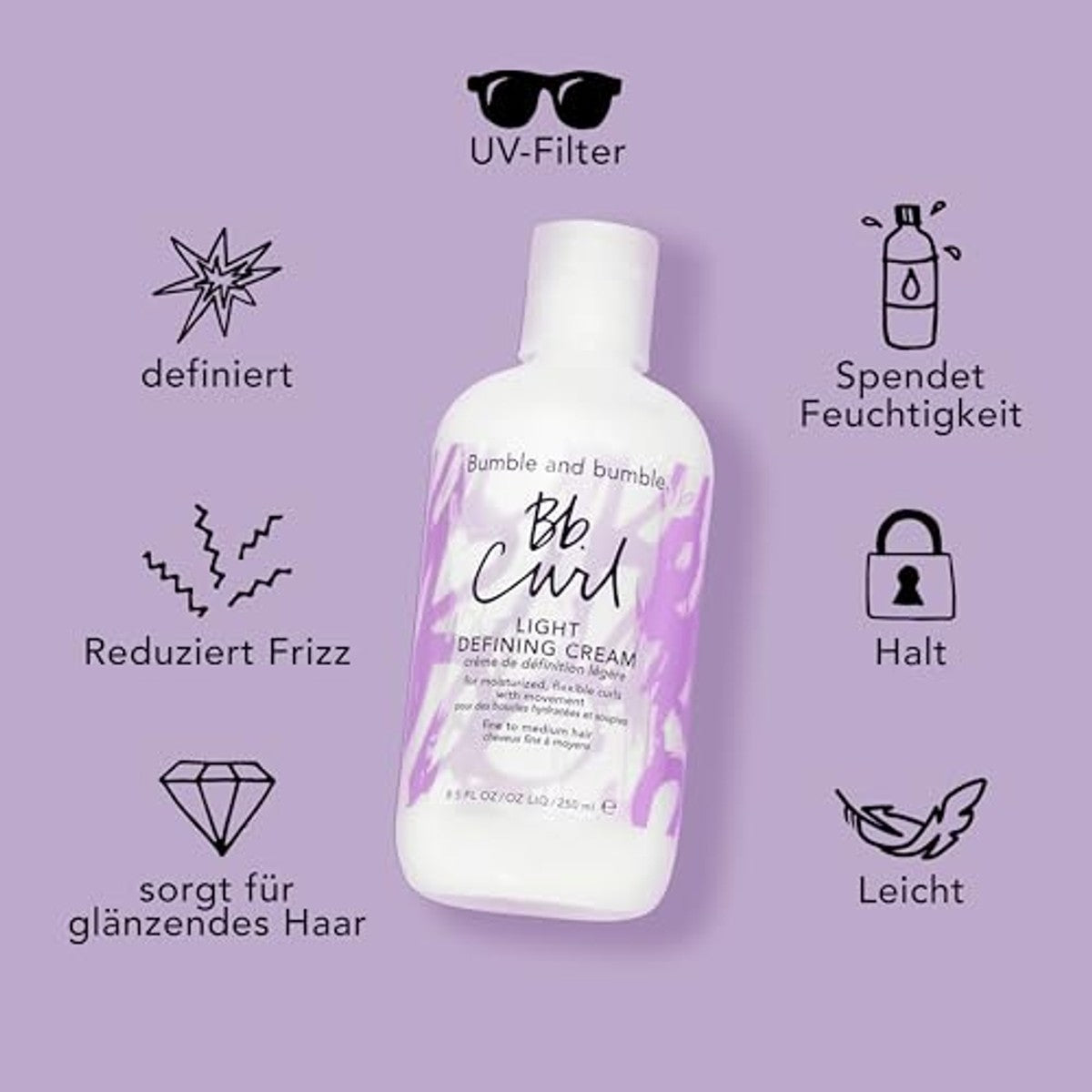 Bumble and bumble Curl Light Defining Stylingcrème 250 ml - 3-pack