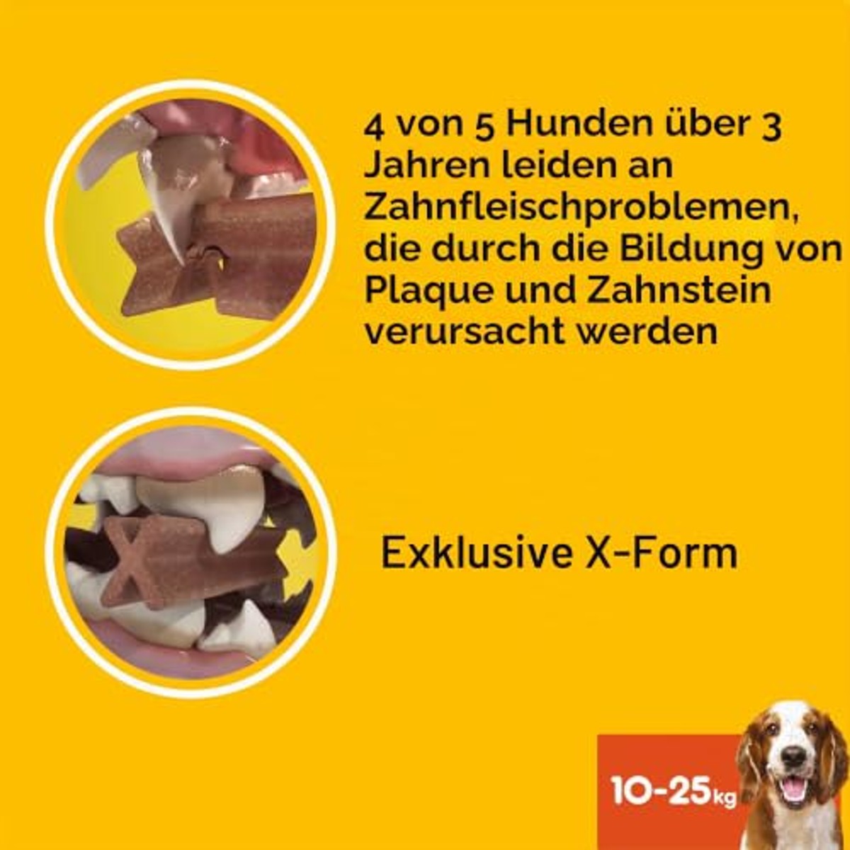 Pedigree Dentastix Fresh middelgrote hond 10-25 kg 112 stuks 180 g - 3-pack