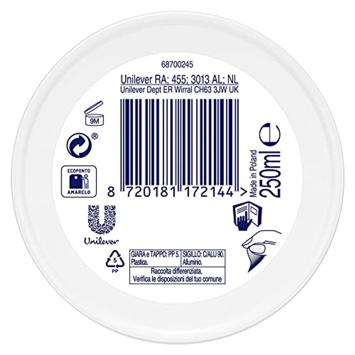 Dove Body Love One Cream Light Hydration 3 x 250 ml - Voordeelverpakking