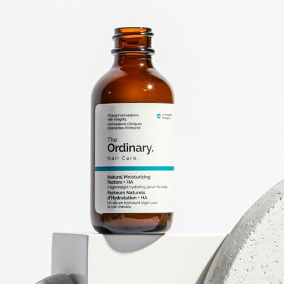 The Ordinary Hair Care Natural Moisturizing Factors + hyaluronzuur, licht, hydraterend hoofdhuidserum met hyaluronzuur en squalaan, 60 ml