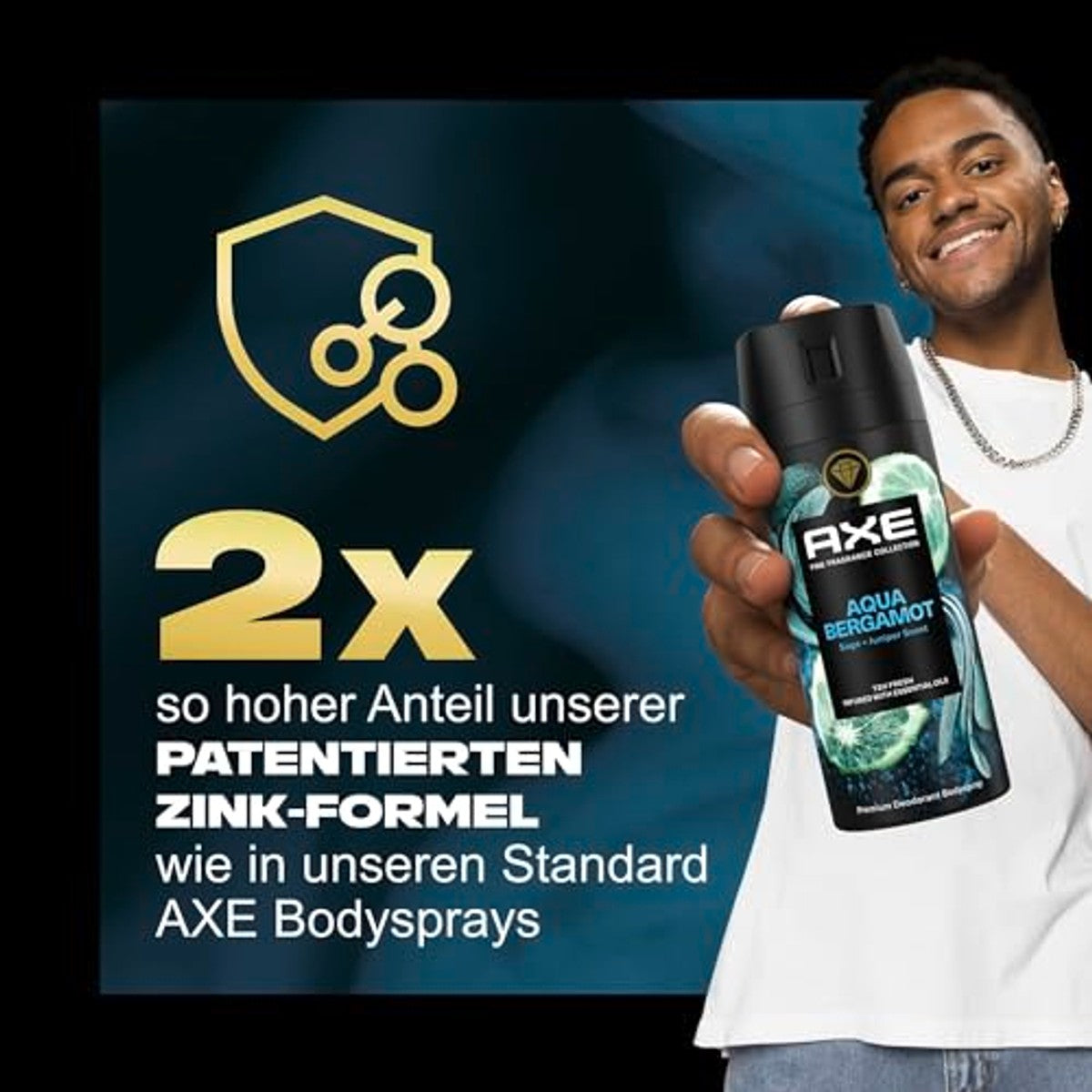 Axe Premium Aqua Bergamot bodyspray 150 ml (verpakking van 2) – Axe